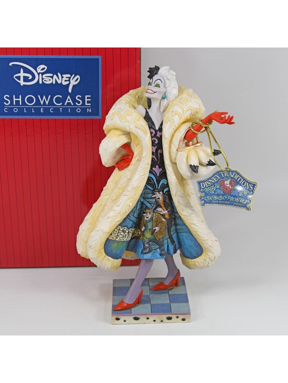Walt Disney Traditions Jim Shore Cruella De Vil #4055440 Develish Dognapper +Box
